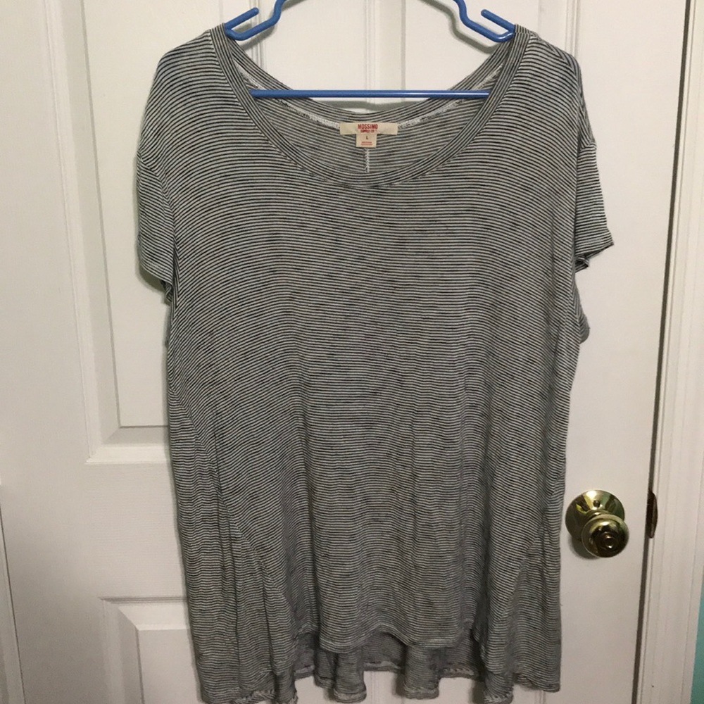 Black and White Striped T-shirt